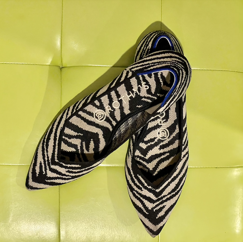 Rothys store black zebra